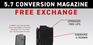 CMMG 5.7 Magazine Free Exchange