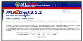 FFL EZ Check is an online resource provided to private gun owners and buyers by the ATF.