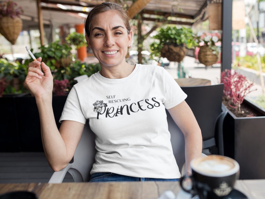 Confidence and ability to take no shit are the hallmark of a squared away self rescuing princess, regardless of profession or rank. 
