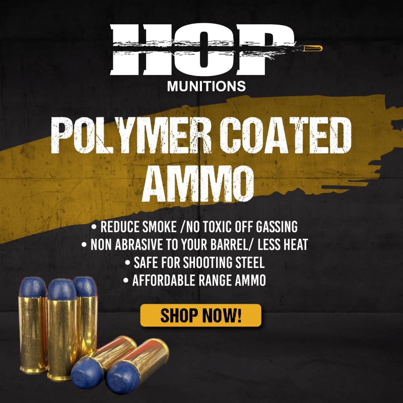 HOP Munitions Polymer Coated Ammo